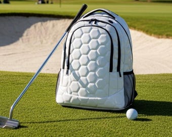 Golfrugzak voor alle weersomstandigheden met opbergruimte voor natte spullen - waterdichte caddy