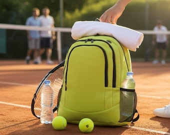 Rugzak van materiaal tennisbal – unieke sportrugzak voor spelers