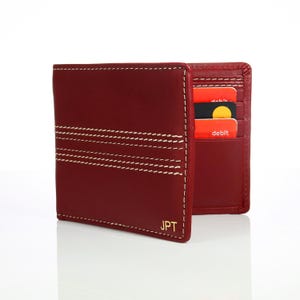 Cartera de críquet de cuero vintage personalizada / Regalo hecho a mano para aficionados al deporte