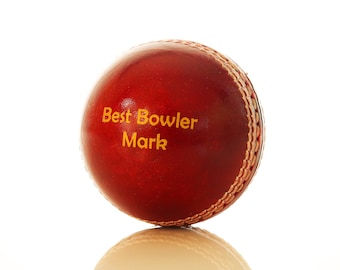 Personalisierte Vintage Leder Cricket Ball | Einzigartiges Geschenk für Jubiläum, Geburtstag, Ruhestand, Trauzeuge & Geschenk des Lehrers
