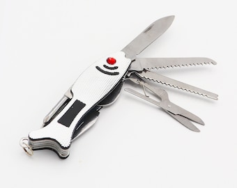 Personalisierte Fischerfreund Multi-Funktions-Taschen-Werkzeug | Angeln Multi-Tool Geschenk für Angler
