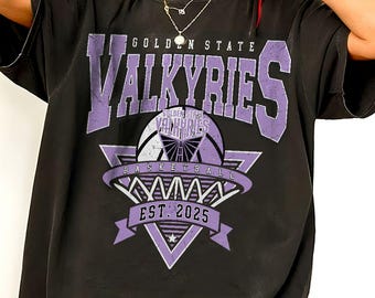 Golden State Valkyries Retro 90s Vintage Basketball Crewneck Shirt