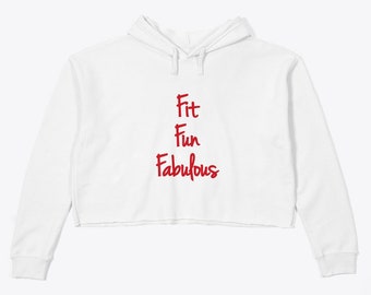 Fun Cropped Hoodie