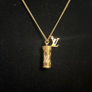 Louis Vuitton Canister Locket Necklace with detachable Lid