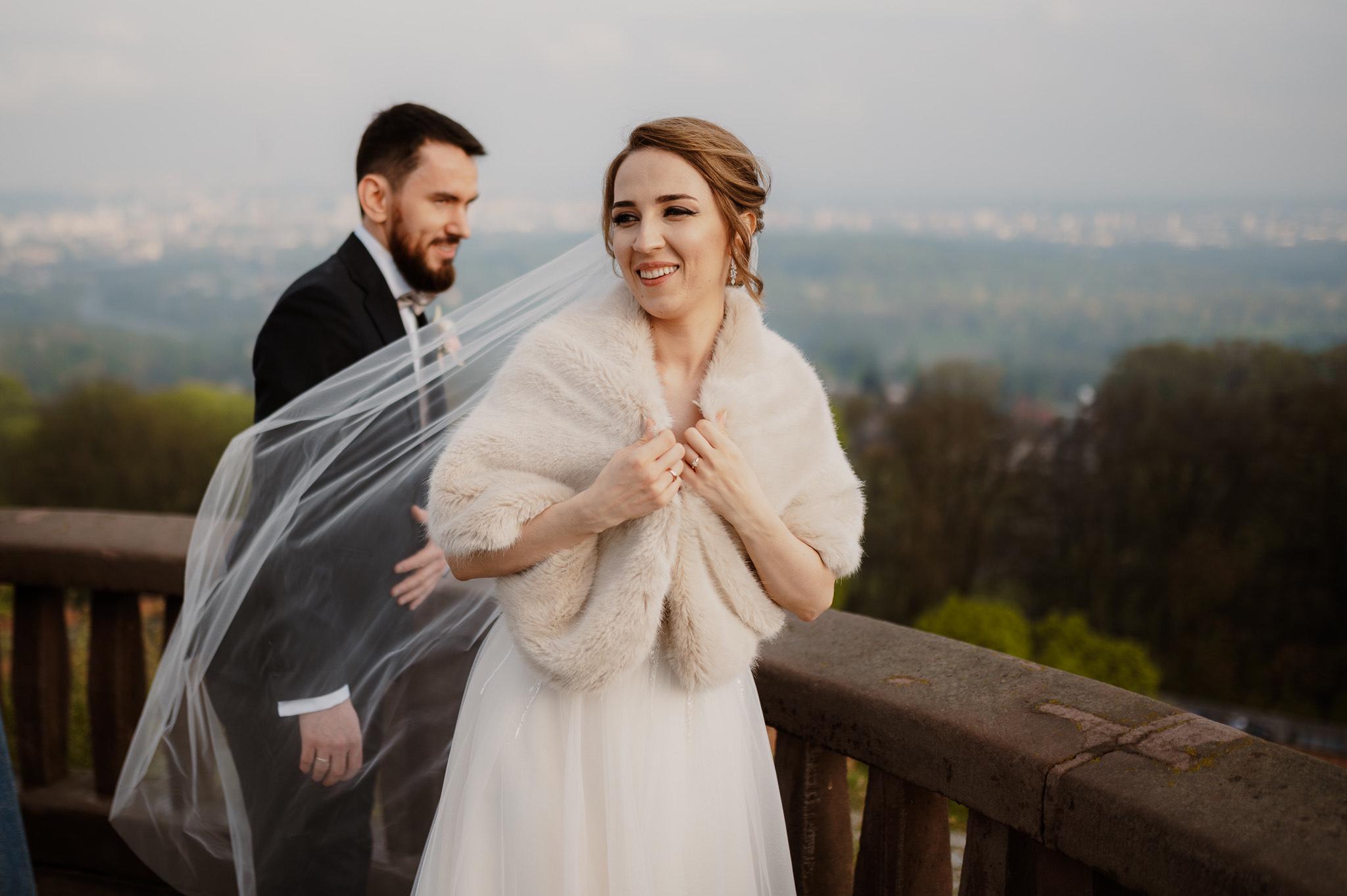 Hautre Couture Strickjacke Ivory Hochzeit Winter Braut Jacke