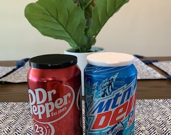 Soda/Beer Can Lid, Cover, Topper for 12Fl OZ Cans! 3D Printed!