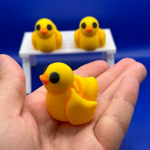Baby Duck Articulated Figure/Fidget Toy/Stocking Stuffer/Duck Lovers/Gift!