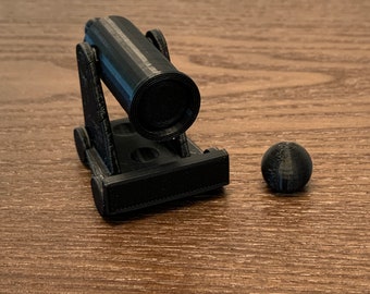 Working Toy Cannon(3D Printed)!