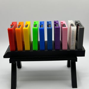 Retro Style Cartridge Nintendo Switch Game Holder 5-Pack Or 10 Pack/Multiple Colors/With Stand For Cartridges! image 4