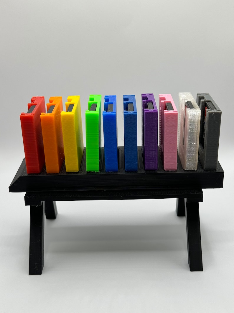 Retro Style Cartridge Nintendo Switch Game Holder 5-Pack Or 10 Pack/Multiple Colors/With Stand For Cartridges! image 4