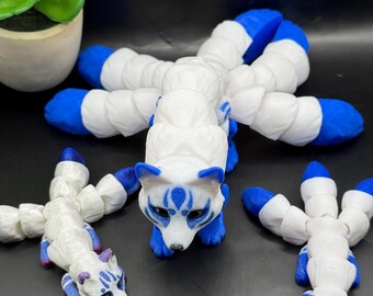 Articulated Kitsune Fox Spirit/shapeshifter/mythical Creature/6