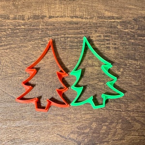 Christmas Tree Cookie Cutter! Multiple Colors Available! 3D Printed
