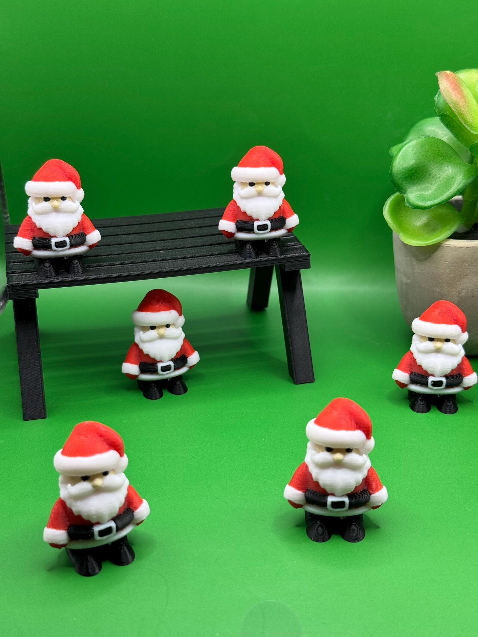 Mini Santa Collection Cute Pocket Santa Clause/christmas/take With You on the Go/holiday/mini ...