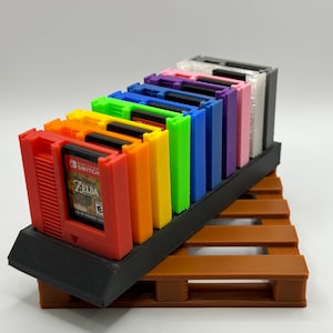 Retro Style Cartridge Nintendo Switch Game Holder 5-Pack Or 10 Pack/Multiple Colors/With Stand For Cartridges! image 5