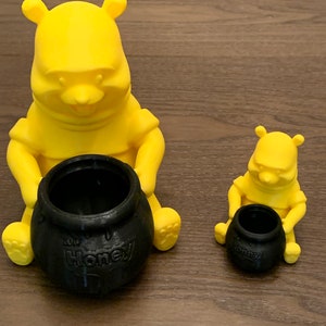 Winnie-The-Pooh With Honey Pot Decoration/Statue/Home Decor 2 Sizes! 3D Printed!