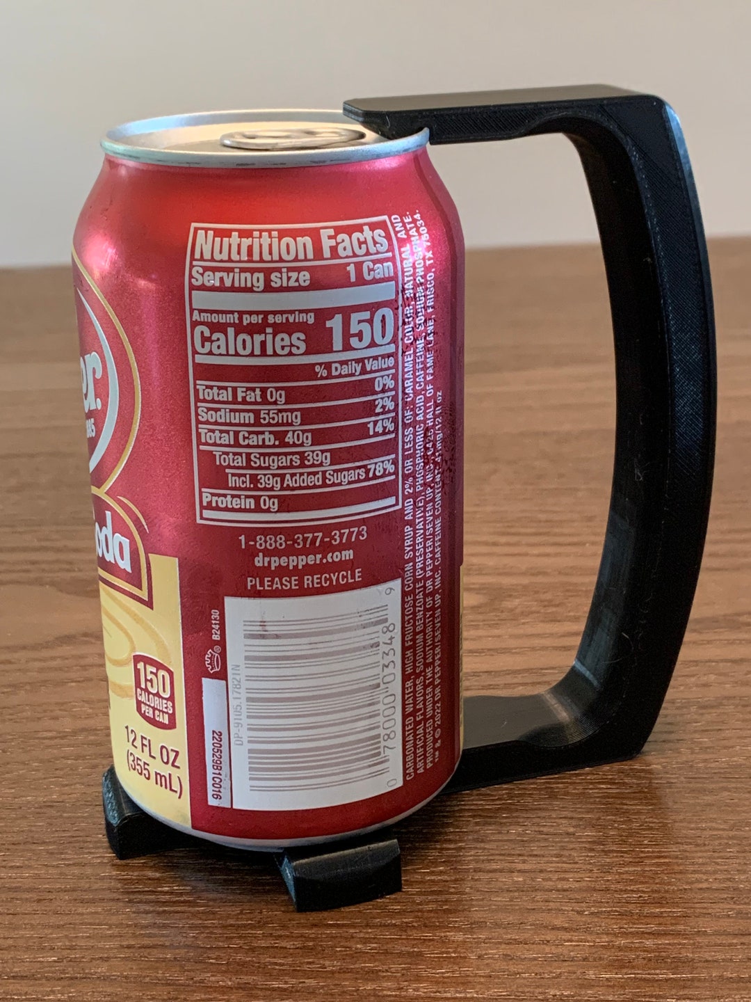 Soda/beer Can Handle Fits Most 12oz Cans3d Printed Etsy