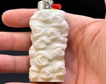 Eye Bic Lighter Case/Eyeballs/Eyes/Eye See You/Fits Standard Bic Lighters/3d Printed/Multiple Colors!