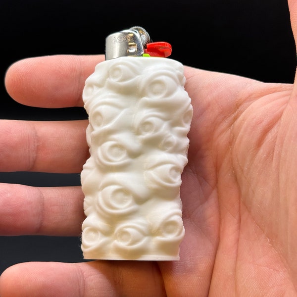 Eye Bic Lighter Case/Eyeballs/Eyes/Eye See You/Fits Standard Bic Lighters/3d Printed/Multiple Colors!