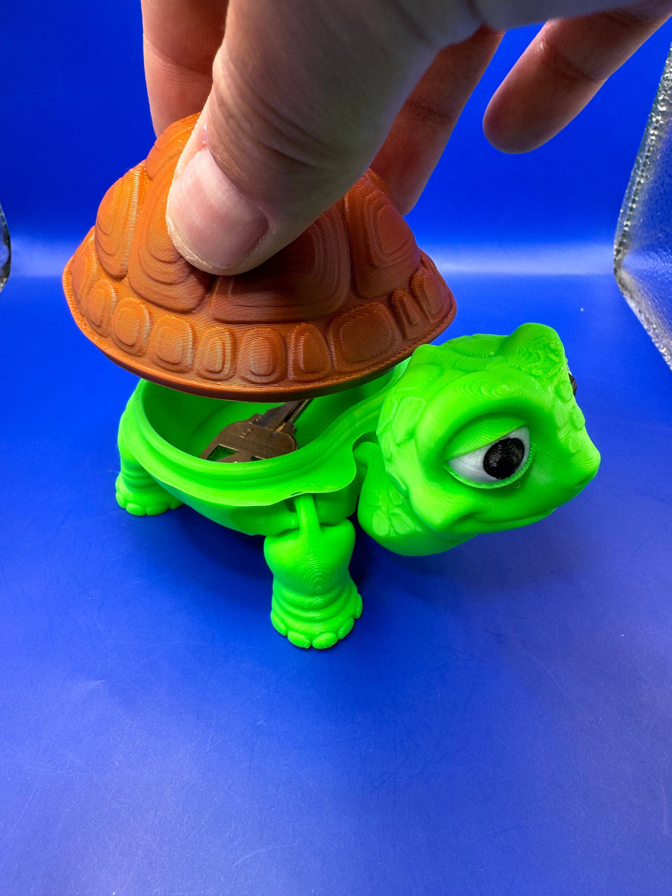 Turtle's Shell Storage Articulated Turtle With Hidden Storage/removable Shell/hidden ...