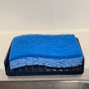 Sponge/Soap Holder Tray For Kitchen Sink! Water Flows Into Sink(3d Printed)!