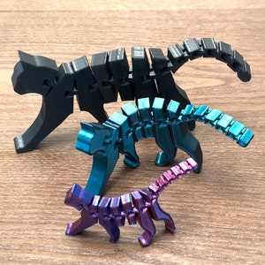 Flexi-Cat Articulated Cat/Kitty Cat/Fidget Toy/Flexible Joints/Multiple Colors/Desk Toy!