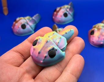 Pocket Friend Articulated Horseshoe Crab/Fidget Toy/Travel Companion/Desk Toy/Pocket Toy/Animal Lovers/Ocean Critter/Crabby/Stocking Stuffer