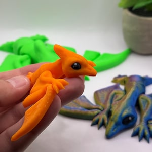 Articulated Pterodactyl Fidget Toy/Desk Toy/Dinosaur/Prehistoric/Stocking Stuffer/Gift/3 Sizes/Cute