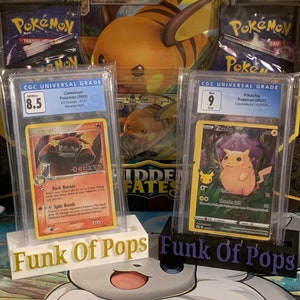 Customized Card Stand For Graded Cards! Fits PSA, CGC, GMA + More! Add Your Name, Favorite Player/Pokémon!