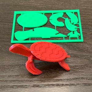 Kit de cartes tortue de mer ! Construisez votre propre tortue de mer ! Kit de construction de tortue ! Plusieurs couleurs disponibles !