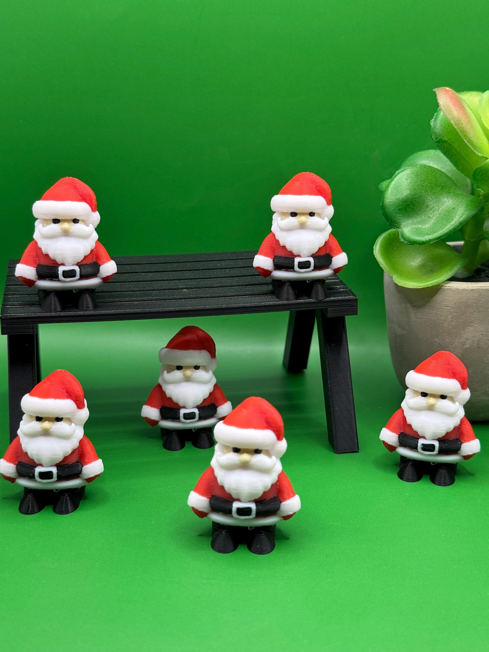 Mini Santa Collection Cute Pocket Santa Clause/christmas/take With You on the Go/holiday/mini ...