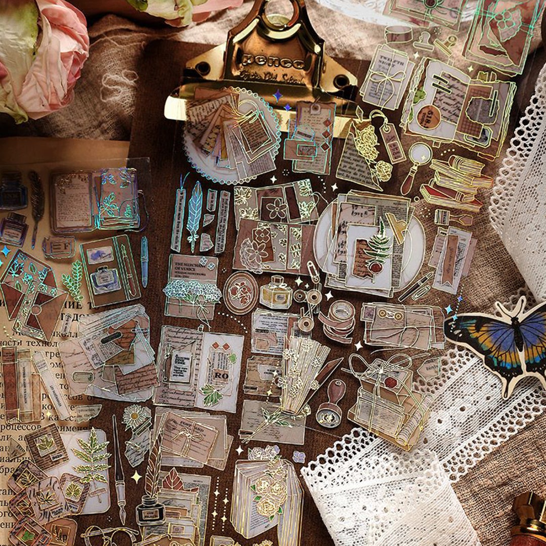 Vintage Bullet Journal Decorationsscrapbook - Etsy