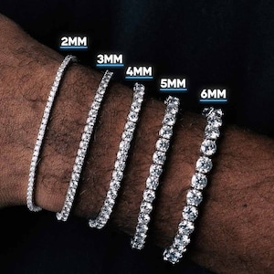 Moissanite Tennis Bracelet 925 Sterling Silver VVS Tennis Bracelet