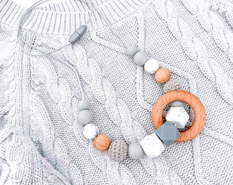 Silicone Nursing necklace Breastfeeding Necklace Sensory Necklace Fiddle necklace New Mum gift Mama present Textured Silicone Necklace