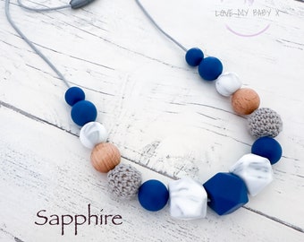 Silicone Wooden Necklace | Fidgeting Toy | Nursing Necklace | Silicone Jewellery | New Mother Gift | Mothers Day Gift | Neborn gift