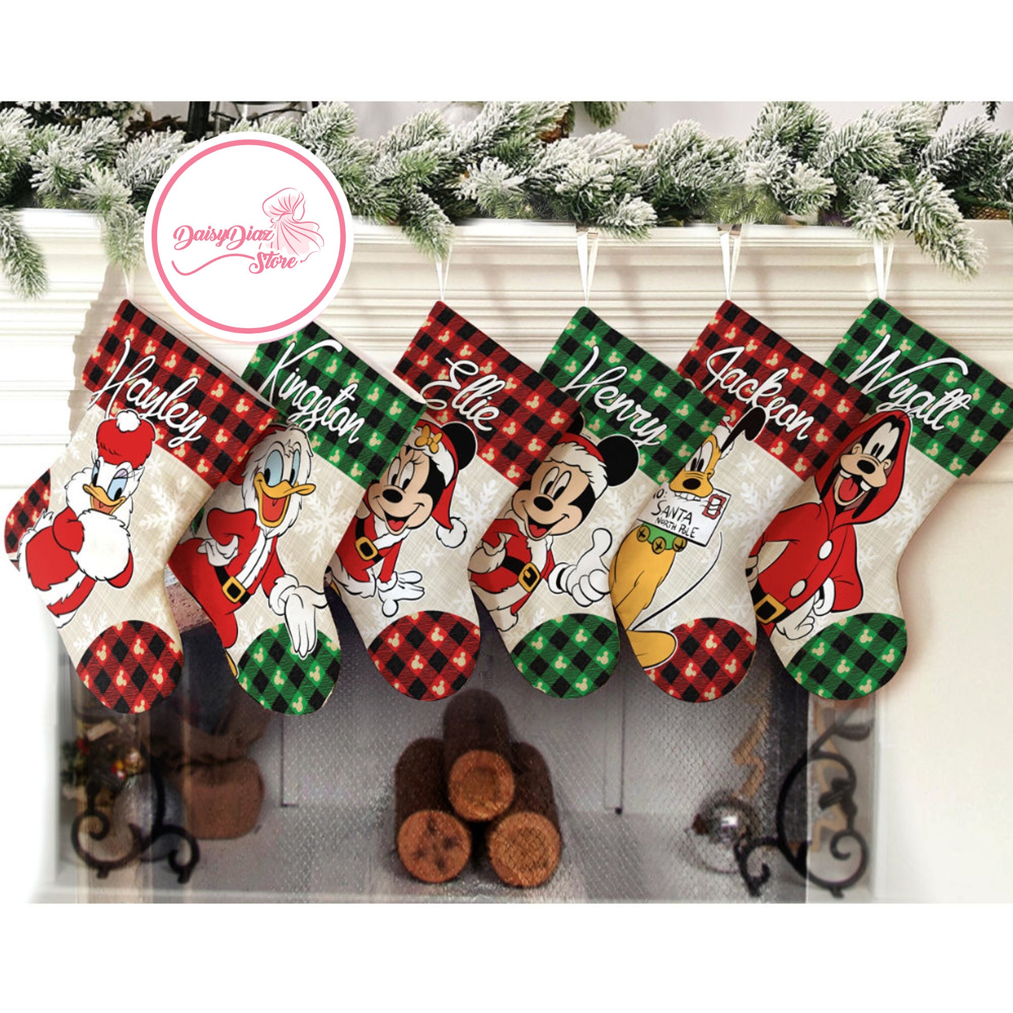 Discover Personalized Disney Santa Claus Christmas Stocking