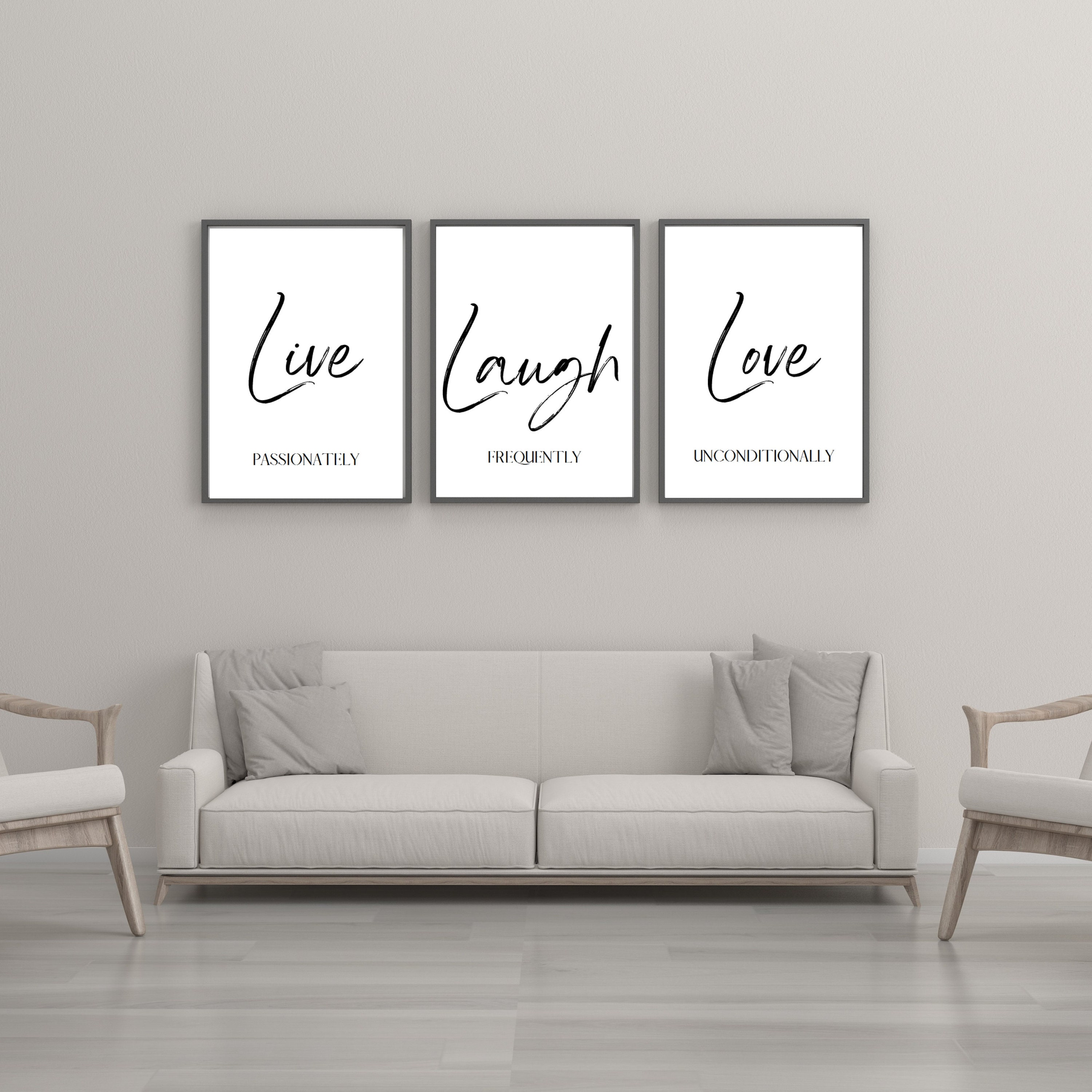 Live Laugh Love Printable Art Live Love Laugh Wall Art - Etsy