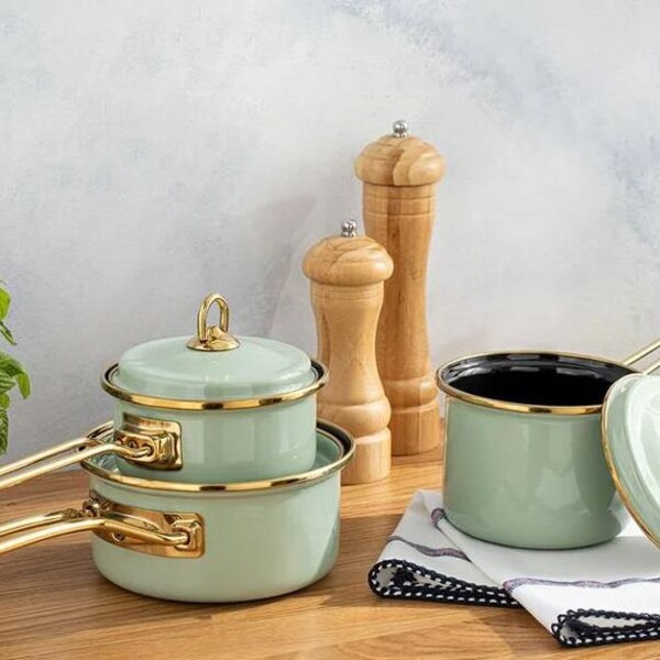 Mint Green Cookware Etsy