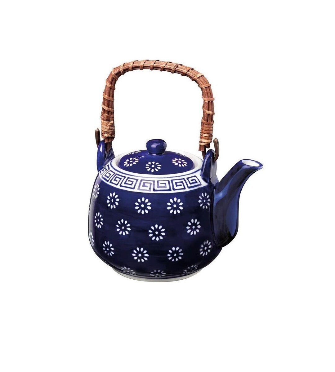 Vintage Blue Tea Pot Blue Tea Kettle Stove Top Teapot Tile Etsy