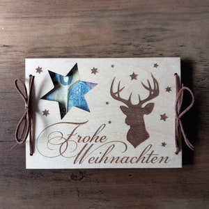 Geldgeschenk Weihnachten / Weihnachtsgeschenk / Geschenkkarte / Weihnachtskarte / Geschenkverpackung / Geldkarte