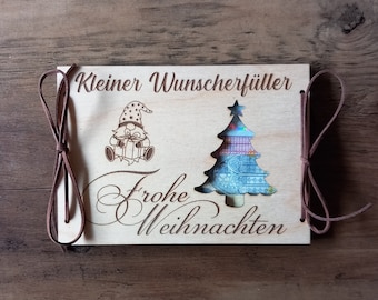 Cash gift Christmas, wish fulfiller, Christmas gift, gift card, Christmas card, gift wrapping, cash card, wish fulfiller
