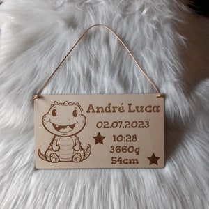 28 motivos y 48 fuentes tablero de nacimiento personalizado signo de nacimiento letrero de madera tablero de madera para colgar, personalizado, bebé, nacimiento, bautismo