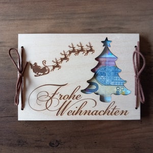 Geldgeschenk Weihnachten / Weihnachtsgeschenk / Geschenkkarte / Weihnachtskarte / Geschenkverpackung / Geldkarte