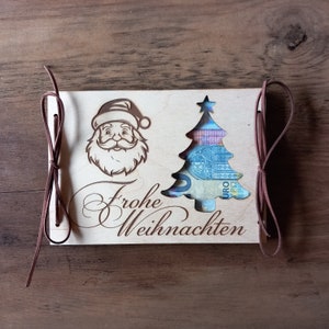 Geldgeschenk Weihnachten / Weihnachtsgeschenk / Geschenkkarte / Weihnachtskarte / Geschenkverpackung / Geldkarte
