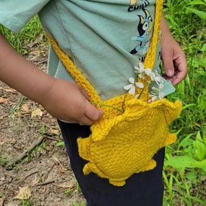 Sunshine Pouch for Kids, Crossbody bag for kids, Nature Bag for Kids, Crossbody Pouch for Kids, Nature Walk Bag, Toddler Crossbody Pouch