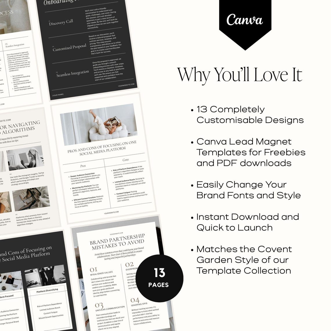 Lead Templates for Social Media Managers Freebie Download