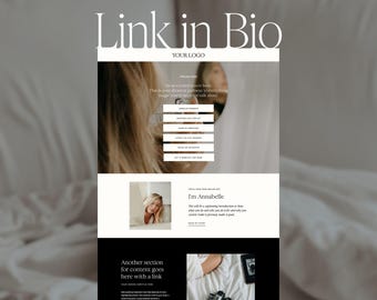 Showit Website Add-On-Vorlage | Instagram Social Links (Individuelle Linktree Alternative)