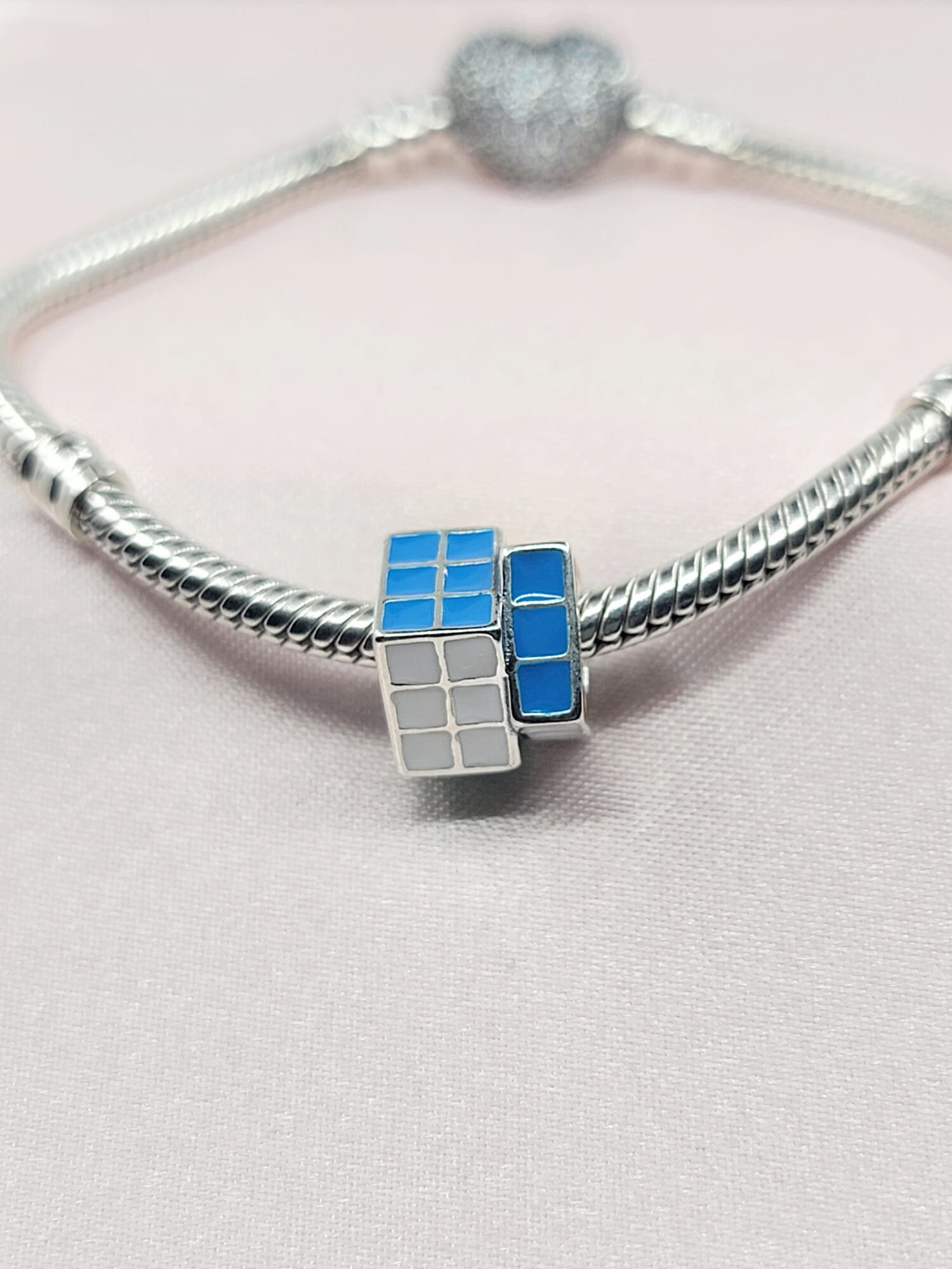 Pandora cube shop charm bracelet