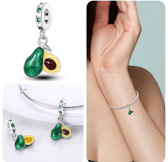 Avocado charm bracelet outlet