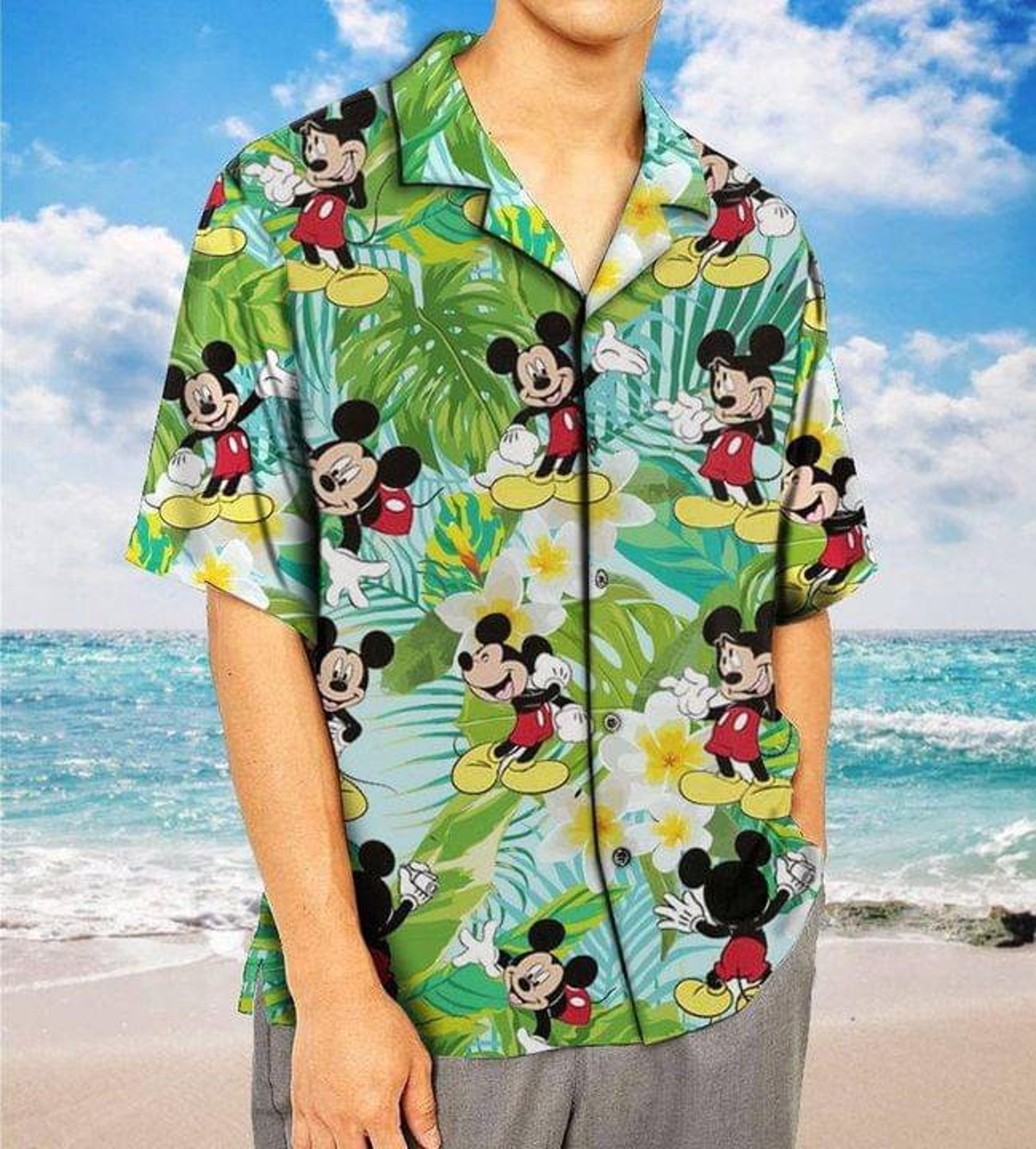 Discover Mickey Mouse Tropical Summer Hawaiian Shirt