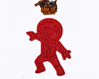 Galleta Spiderman Cookie Cutter Spider man Cookie Stamper Herramienta de cocina para hornear